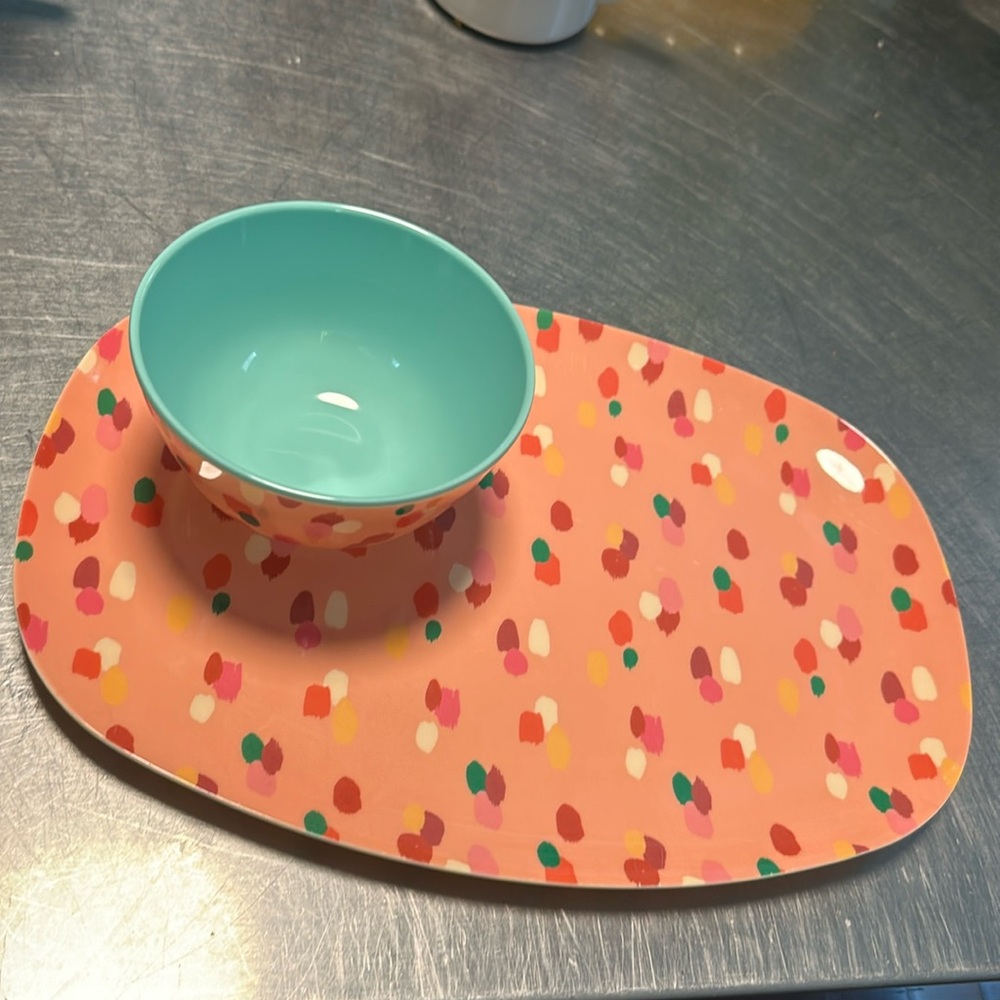 Festive Plate / Tray and Bowl